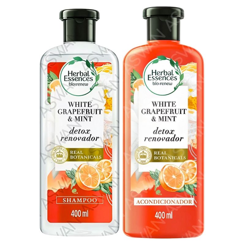 GENERICO - PACK 2 TORONJA SHAMPOO + ACONDICIONADOR 400ML - HERBAL ESSENCES
