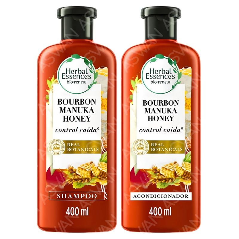 GENERICO - PACK 2 MIEL SHAMPOO + ACONDICIONADOR 400ML - HERBAL ESSENCES