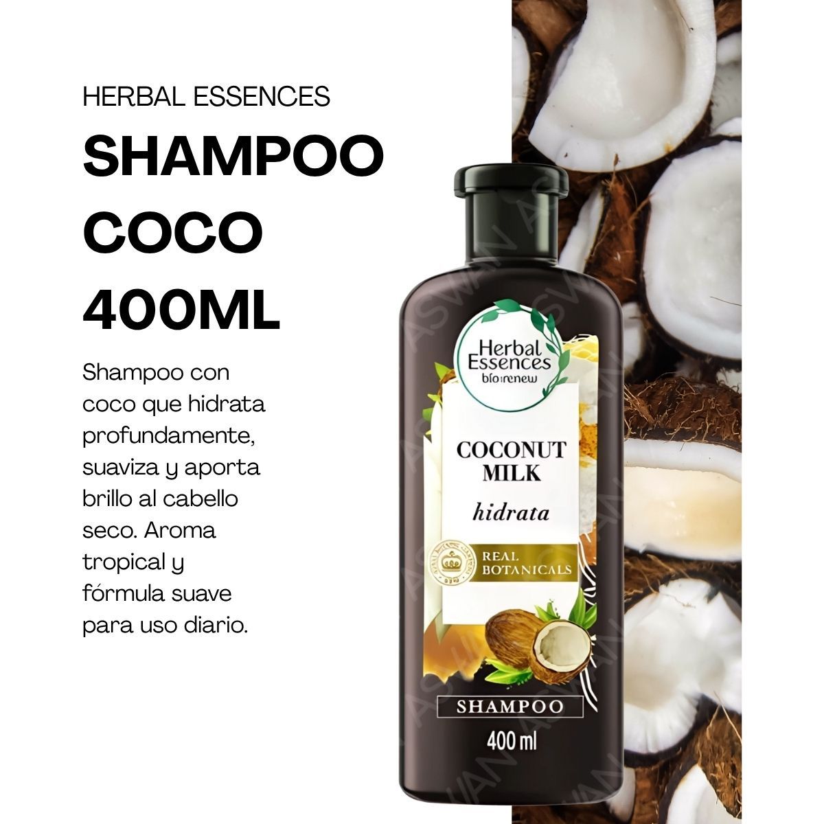 GENERICO - SHAMPOO COCO  400ML - HERBAL ESSENCES