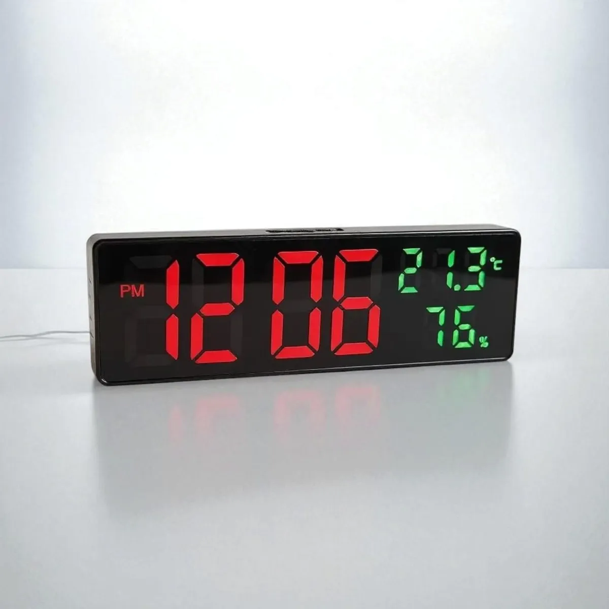 GENERICO - Reloj Digital Despertador Alarma LED Temperatura y Humedad