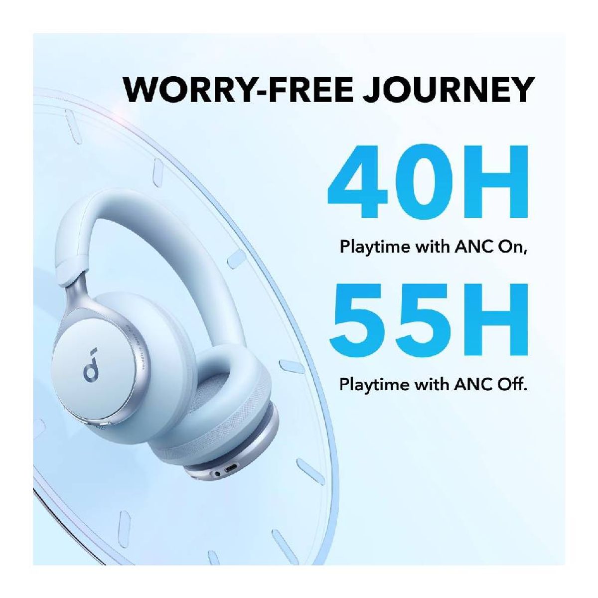 SOUNDCORE - Audífonos Anker Soundcore Space One Cancelación de ruido premium y sonido envolvente