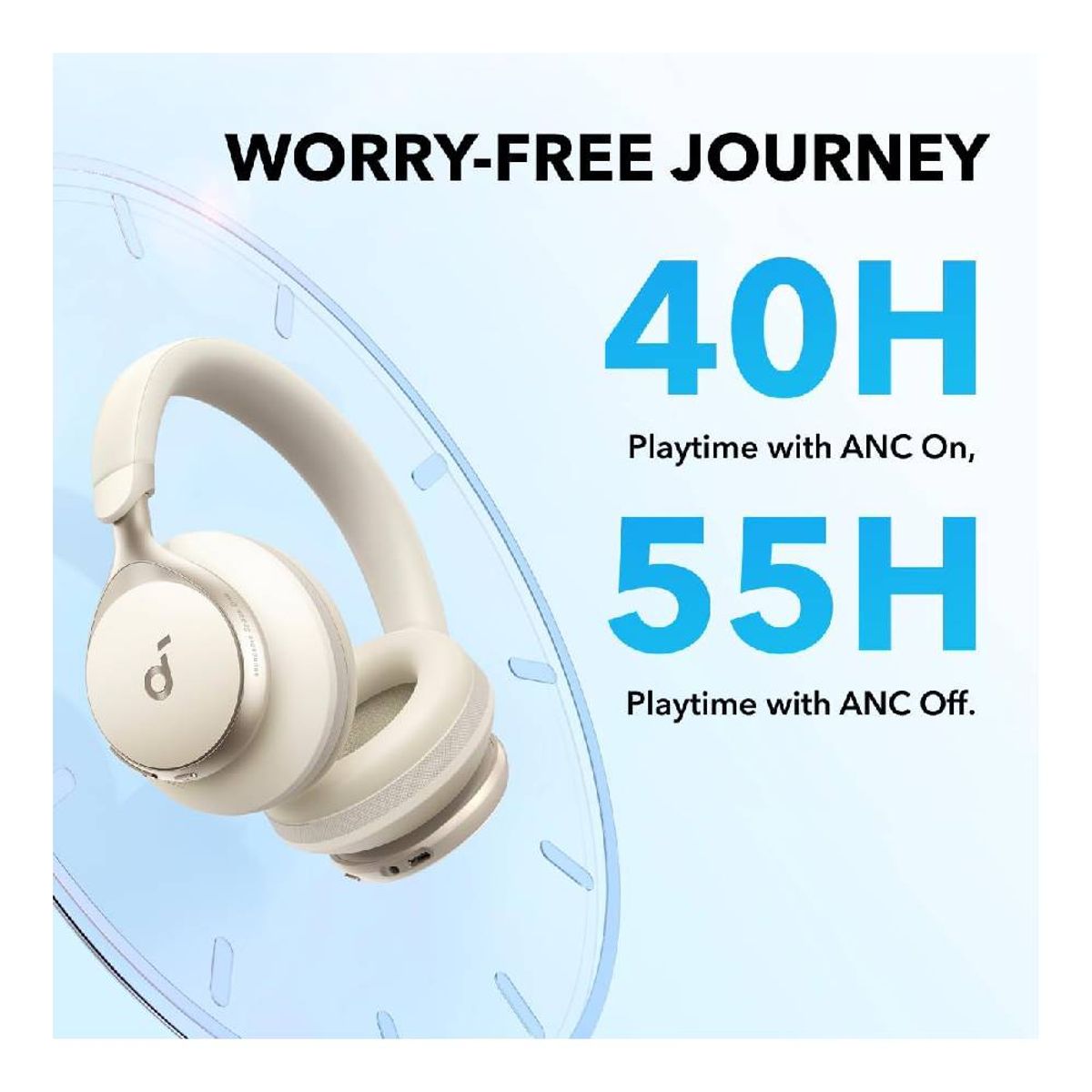 SOUNDCORE - Audífonos Anker Soundcore Space One Cancelación de ruido premium y sonido envolvente