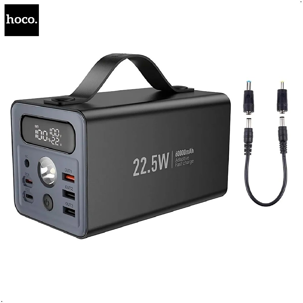 HOCO - Power Bank 60000 mAh Carga Rápida 22.5w Banco De Energia Hoco J138