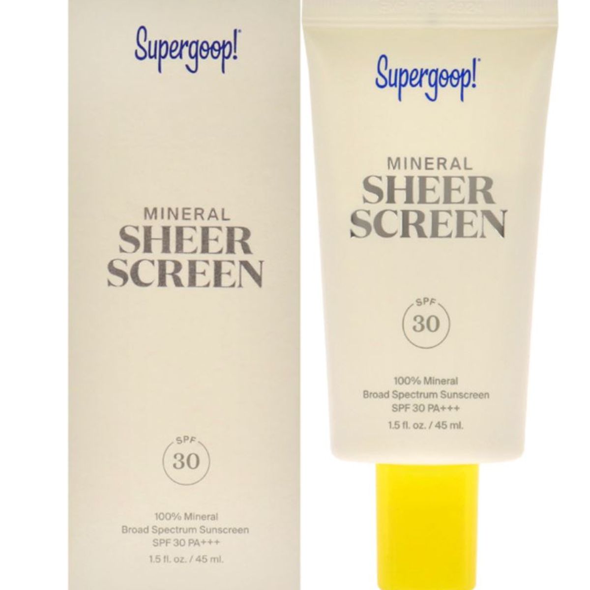 SUPERGOOP - Protector Solar Mineral Matte Screen SPF30 de Supergoop-45ml