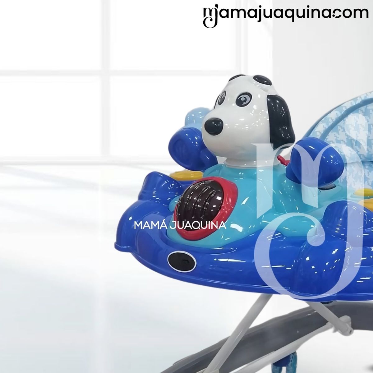BABY - Andador Musical Plegable «SNOOPY MUSIC» Bluetooth Blue