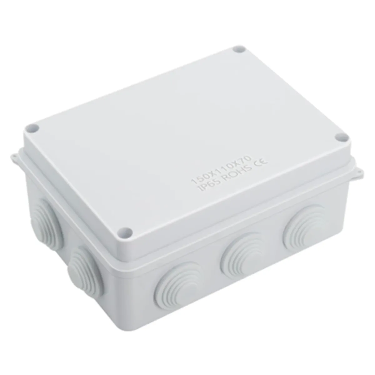 GENERICO - CAJA DE PASO O DERIVACION HERMETICO DE PVC 150X110X70 CON CONO