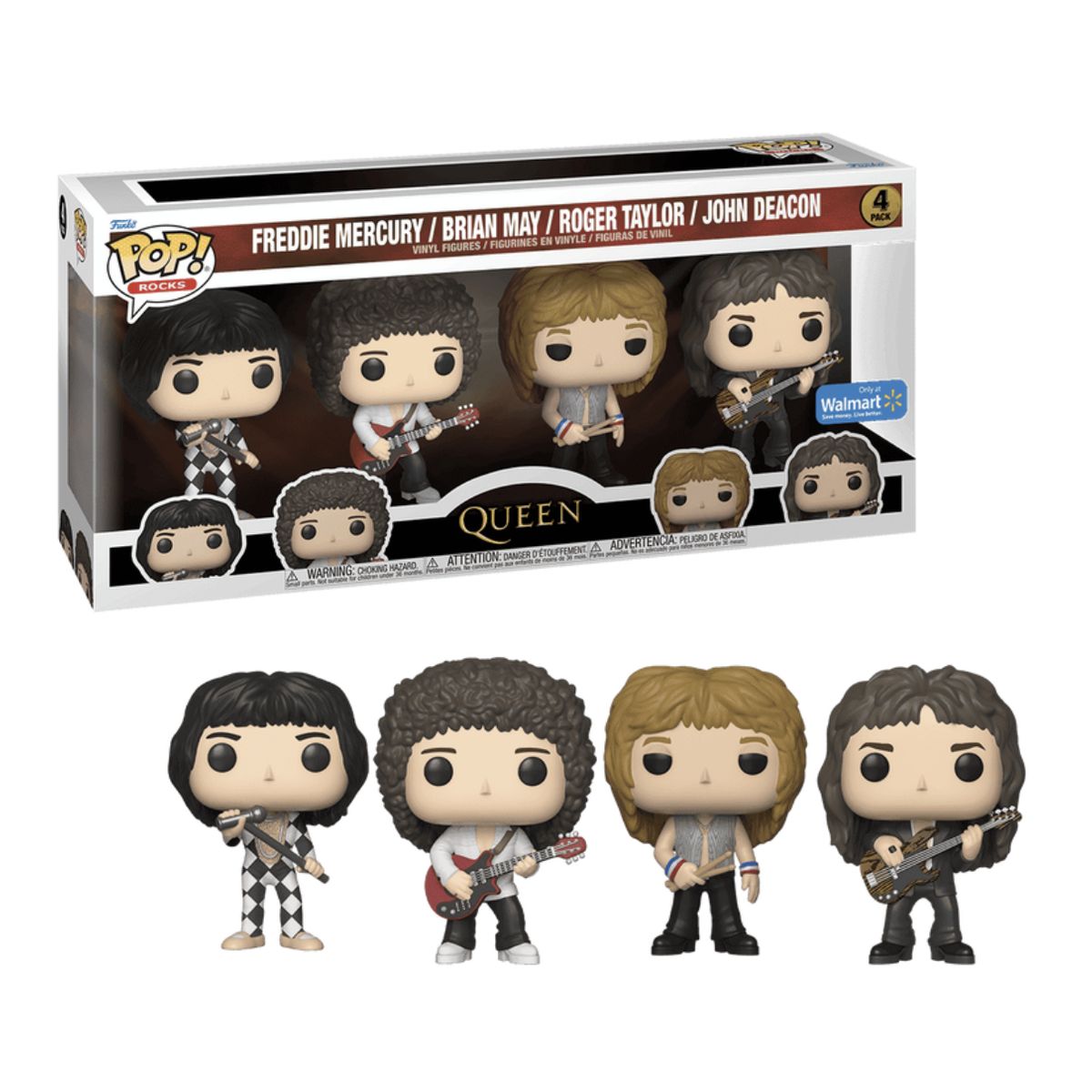 FUNKO - Queen Funko Pop 4pack Exclusivo Freddie Mercury