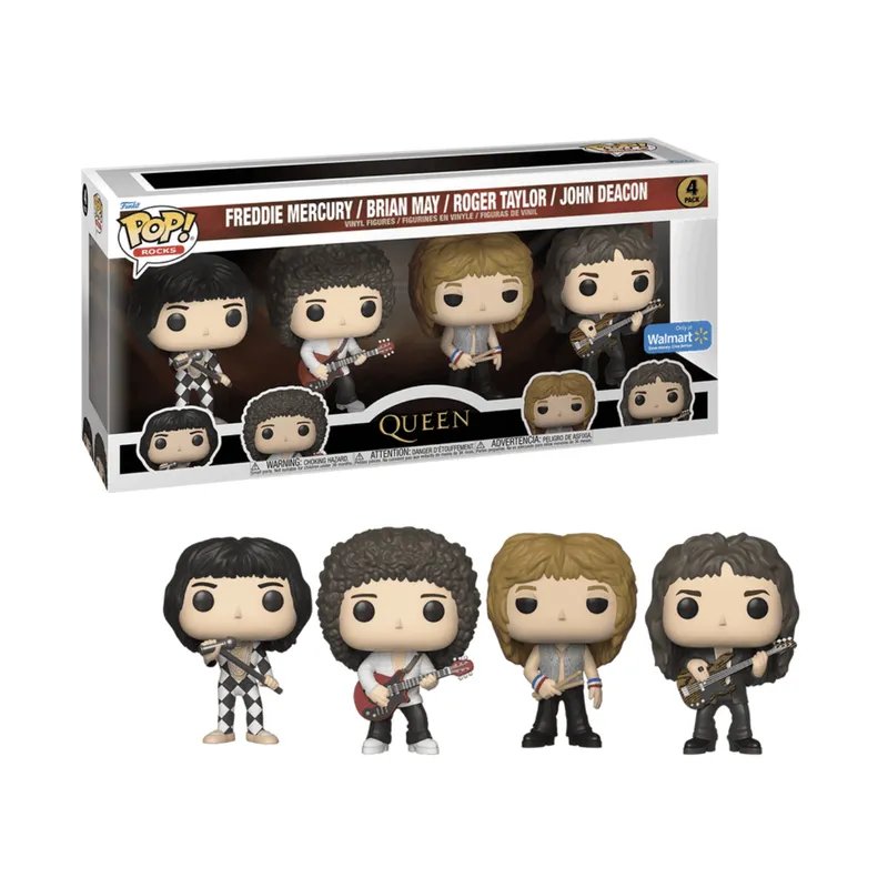 FUNKO - Queen Funko Pop 4pack Exclusivo Freddie Mercury