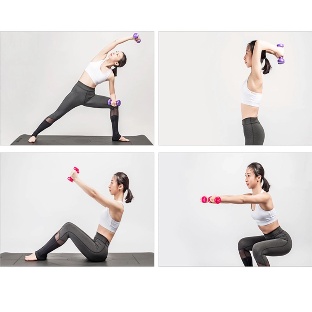 Xtreme Sport - Mancuernas Xtreme Sport Pesas De 1kg Fitness De Vinil X2
