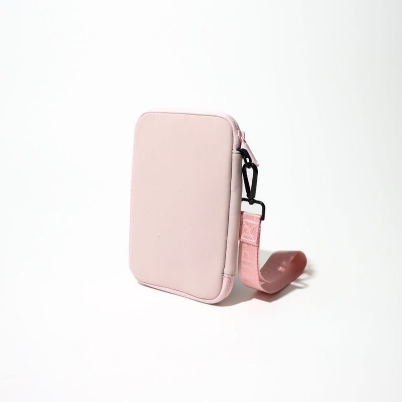GENERICO - Portadocumentos POPUPS Travel Wallet Rosa con Correa