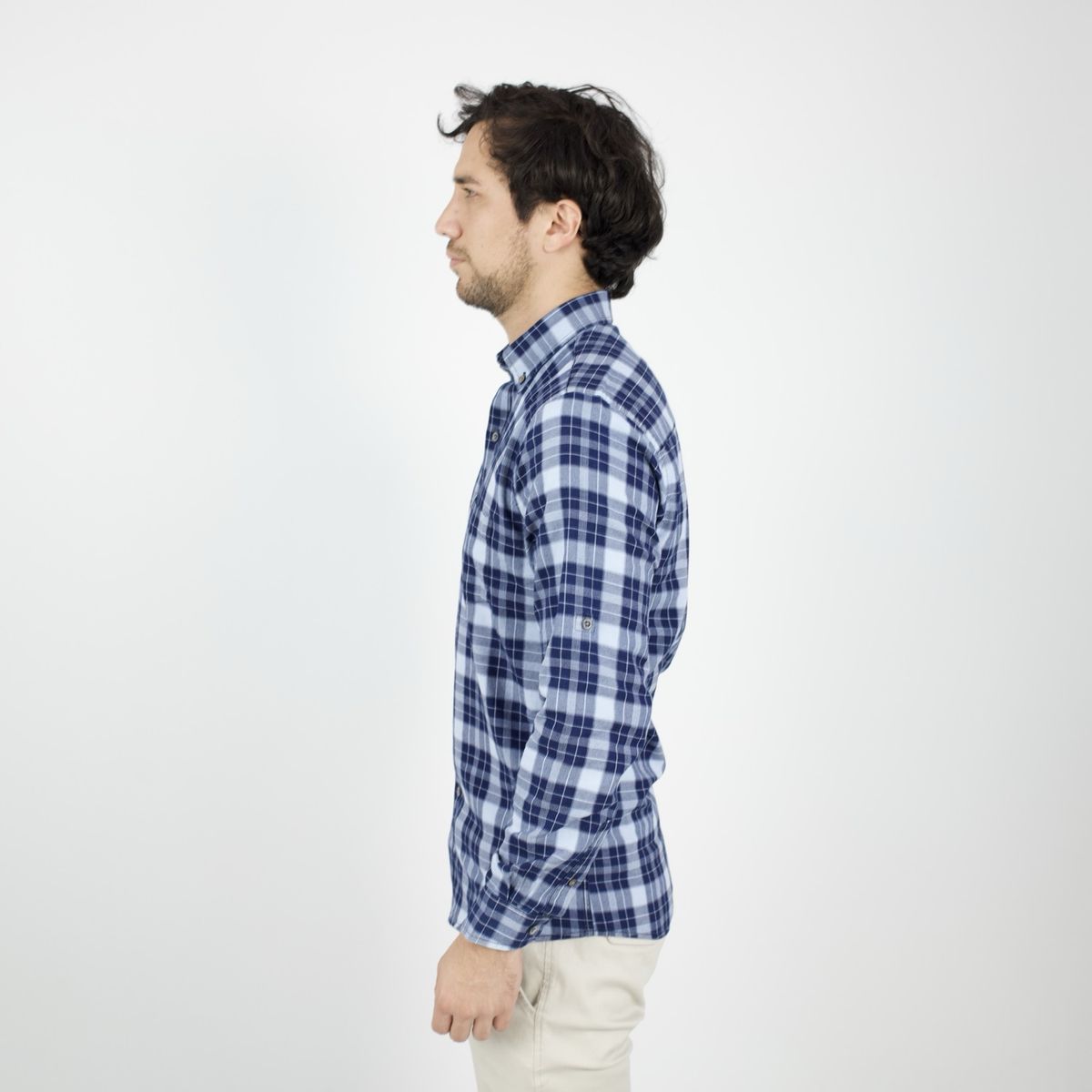 PIERRE CARDIN - CAMISA ML ETQ DENIM PC-61501CAA