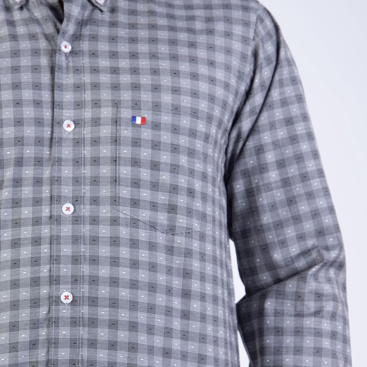 PIERRE CARDIN - CAMISA ML ETQ AZUL PC-61611CAA