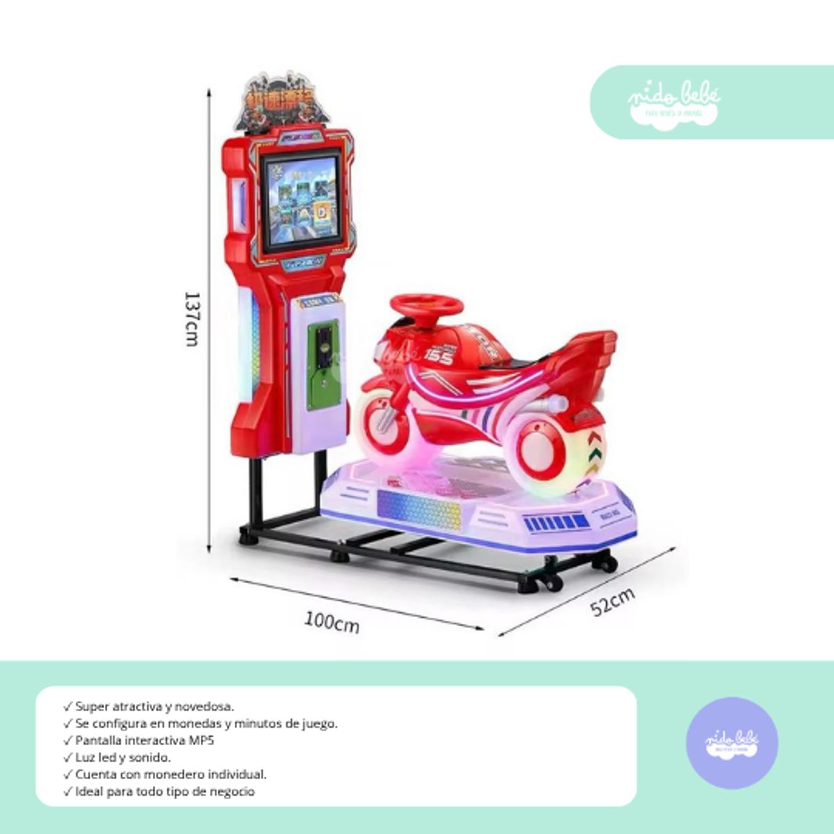 GENERICO - MÁQUINA DE JUEGOS DREAMLAND MOTO