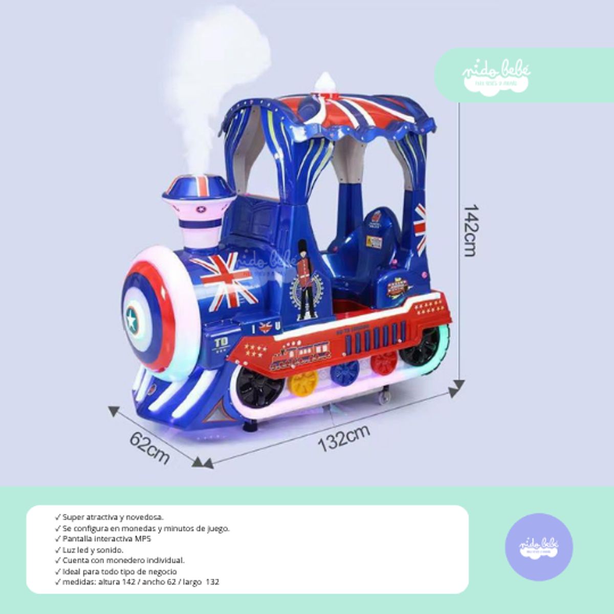 GENERICO - MÁQUINA DE JUEGOS DREAMLAND TREN