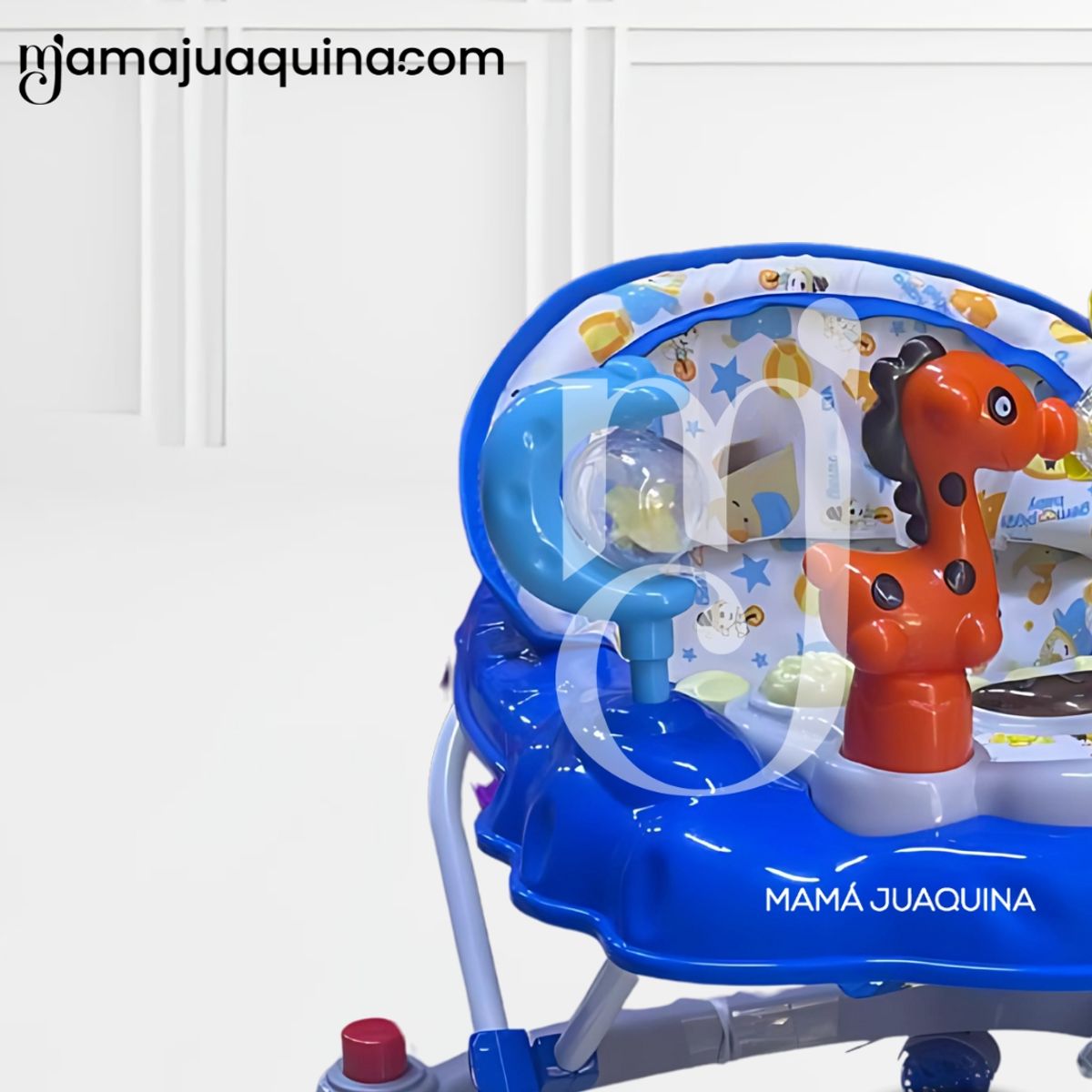 BABY - Andador Para Bebé Musical «GIRAFFITE MUSIC» Bluetooth Blue