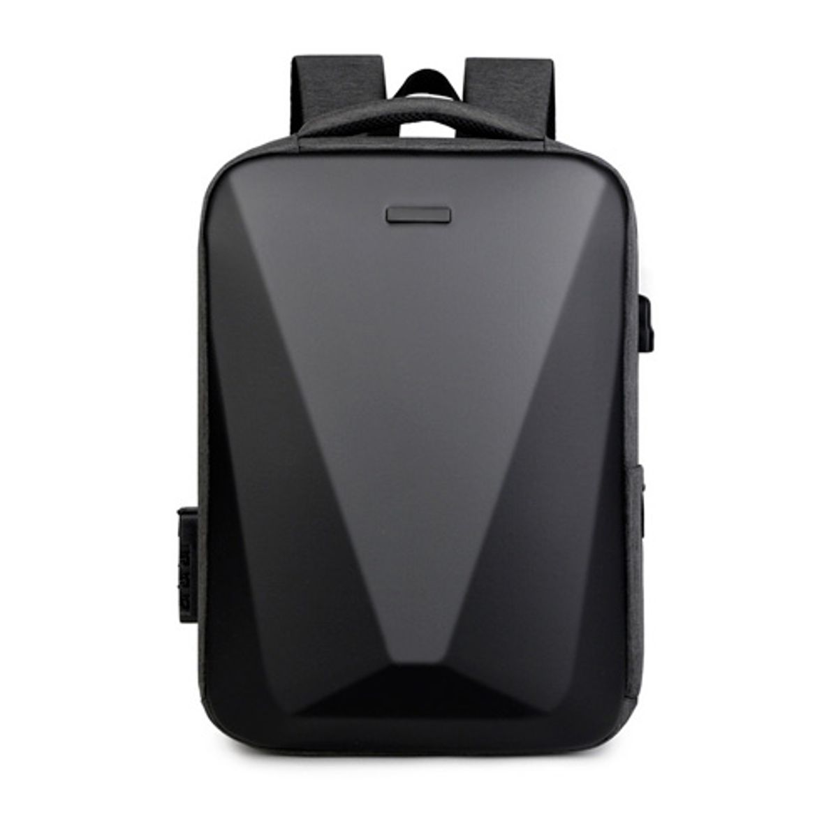 GENERICO - Mochila Tapa Dura Rígida Antirrobo Negra Laptop Viaje trabajo Moderna