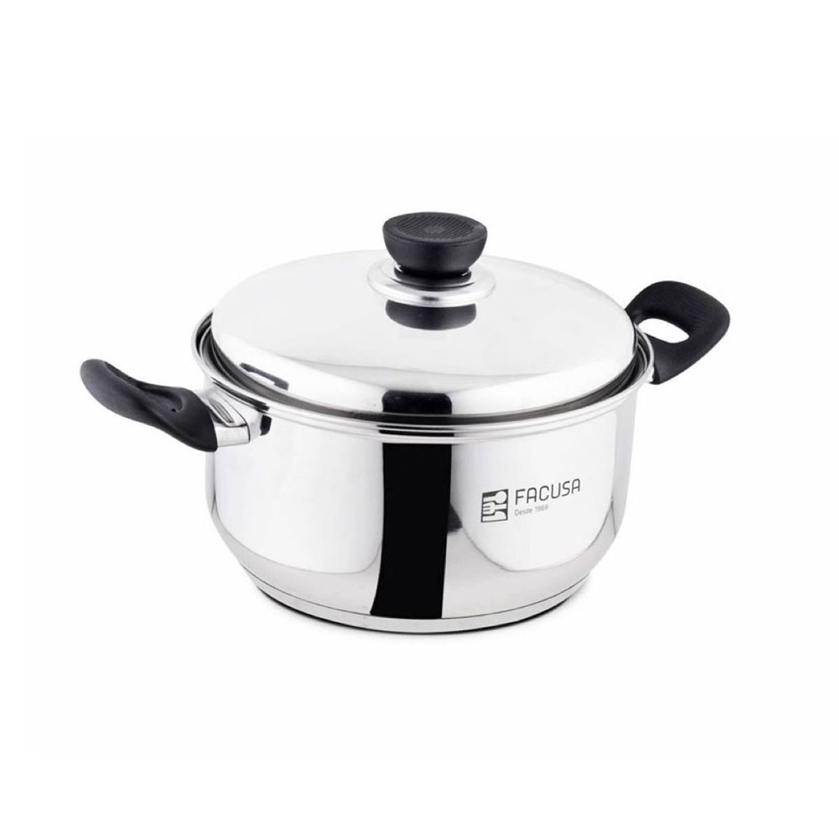 FACUSA - Olla Clásica 22cm Tapa de Acero Inoxidable-10116263