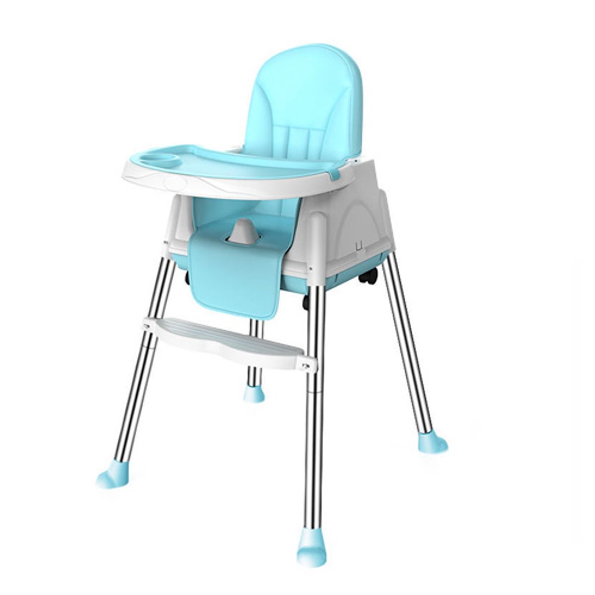 GENERICO - Silla de Comer para Bebé Multifuncional Evolutiva 3 en 1 Celeste