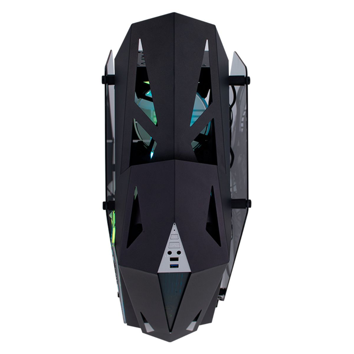 TEROS - CASE GAMER TEROS TE-1314G VENTILADOR ARGB NEGRO