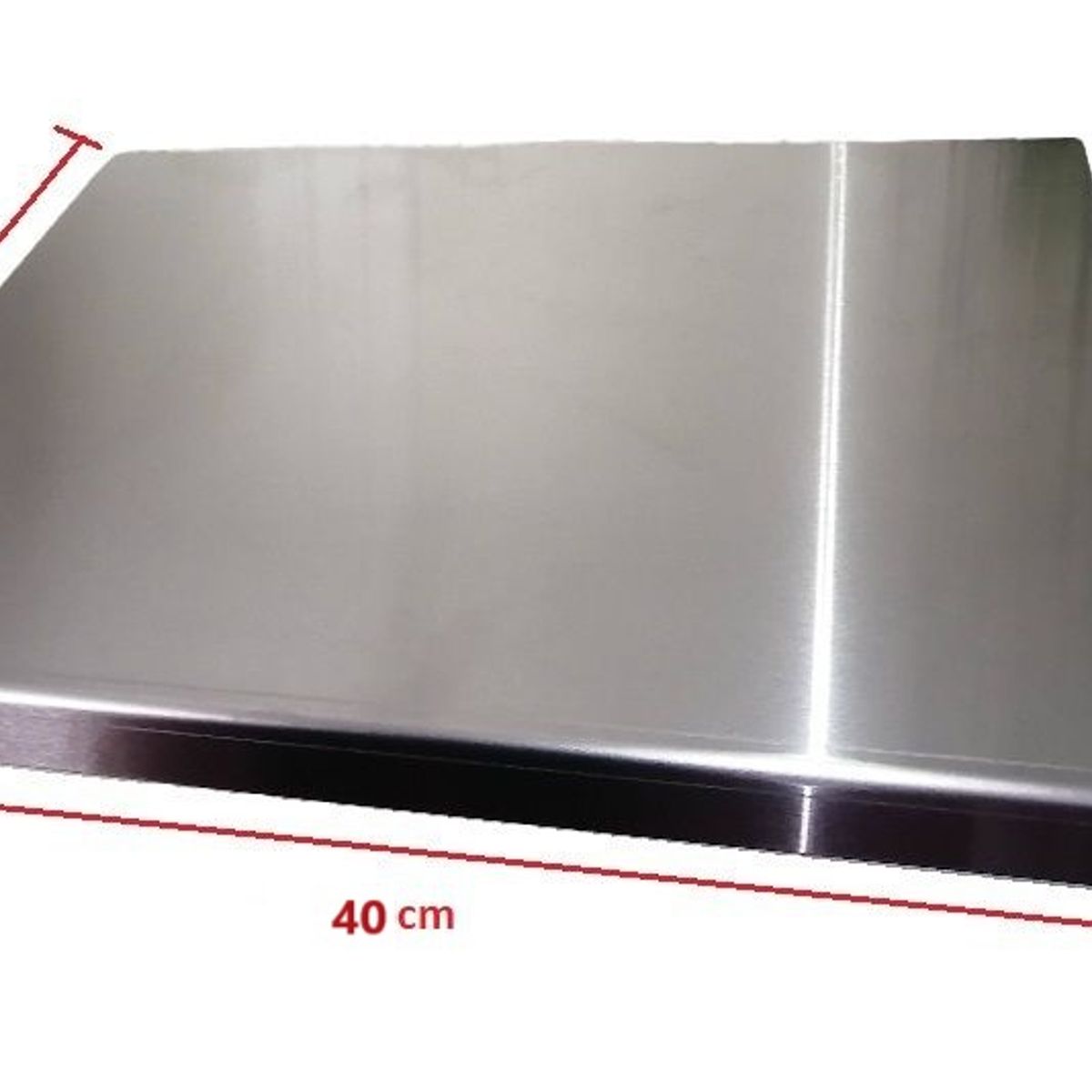 GENERICO - Tabla de picar en Acero inoxidable 400x275x250mm