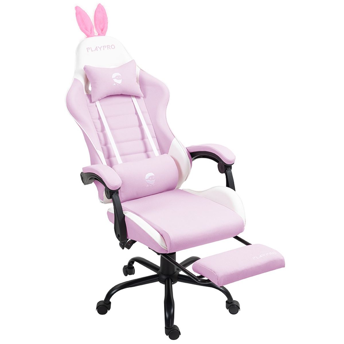 PLAYPRO - Combo Silla Playpro con masajeador Rosa + Soporte de Brazo Escritorio