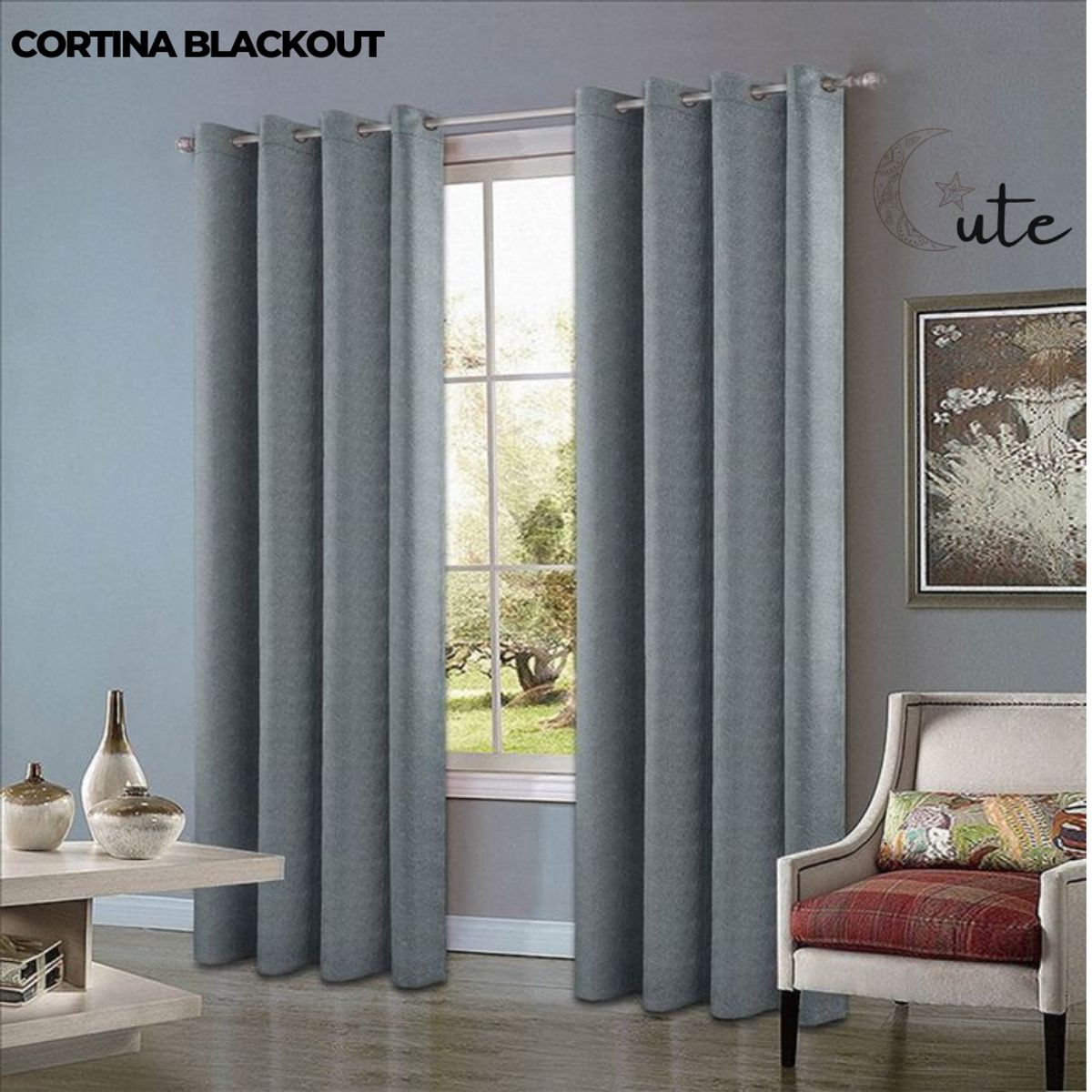 CASATEX - CORTINAS CASATEX BLACKOUT 3 METROS