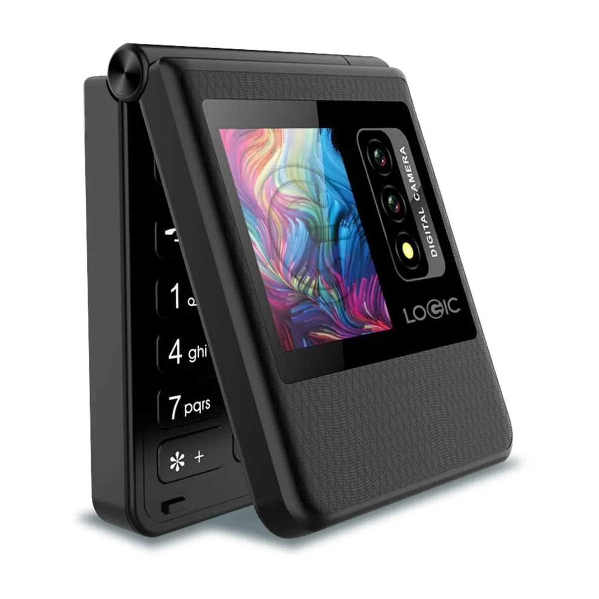 LOGIC - Logic Z1L 4G Celular Económico con Botones Grandes y Doble pantalla