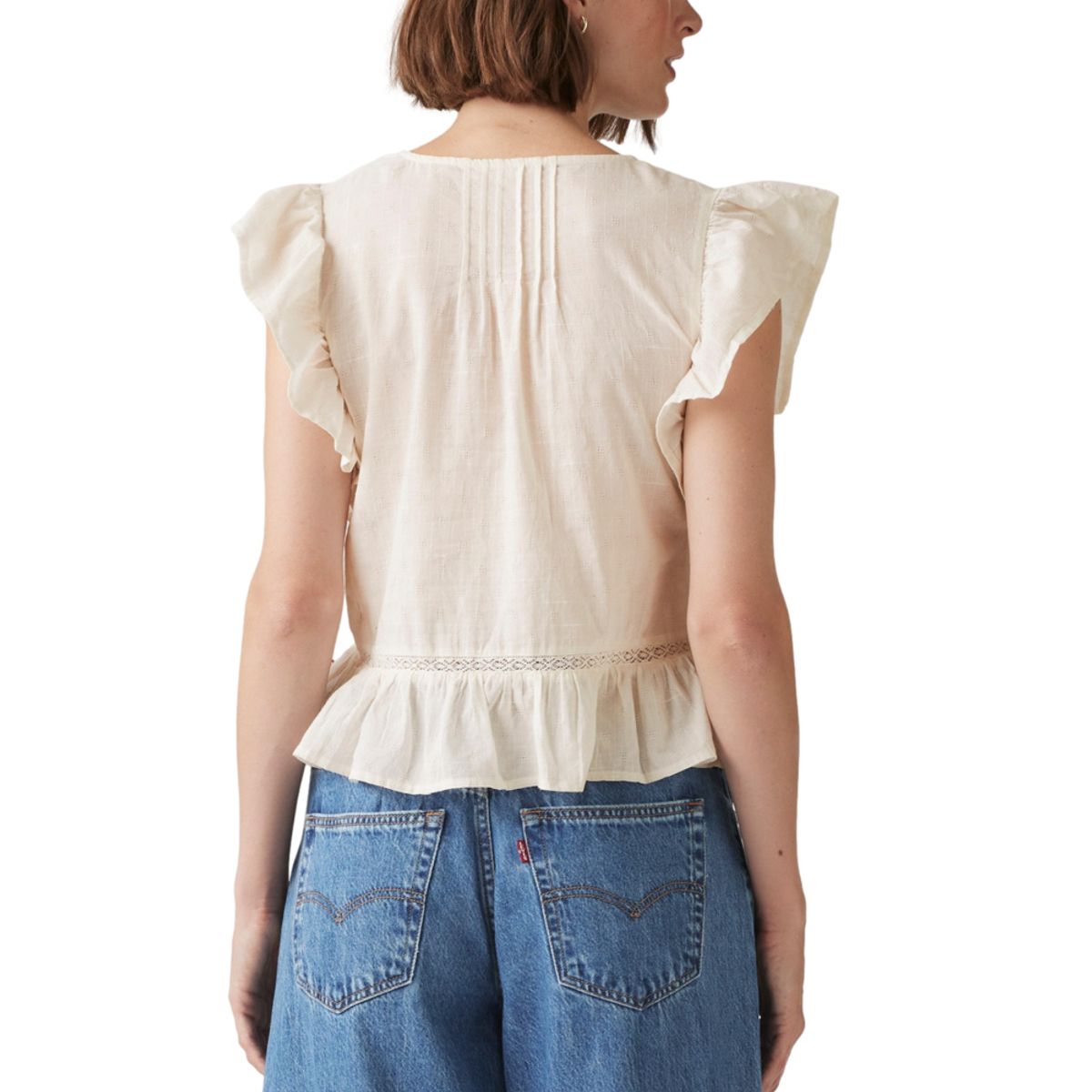 LEVIS - Blusa Mujer Aniston Blouse Beige Levis