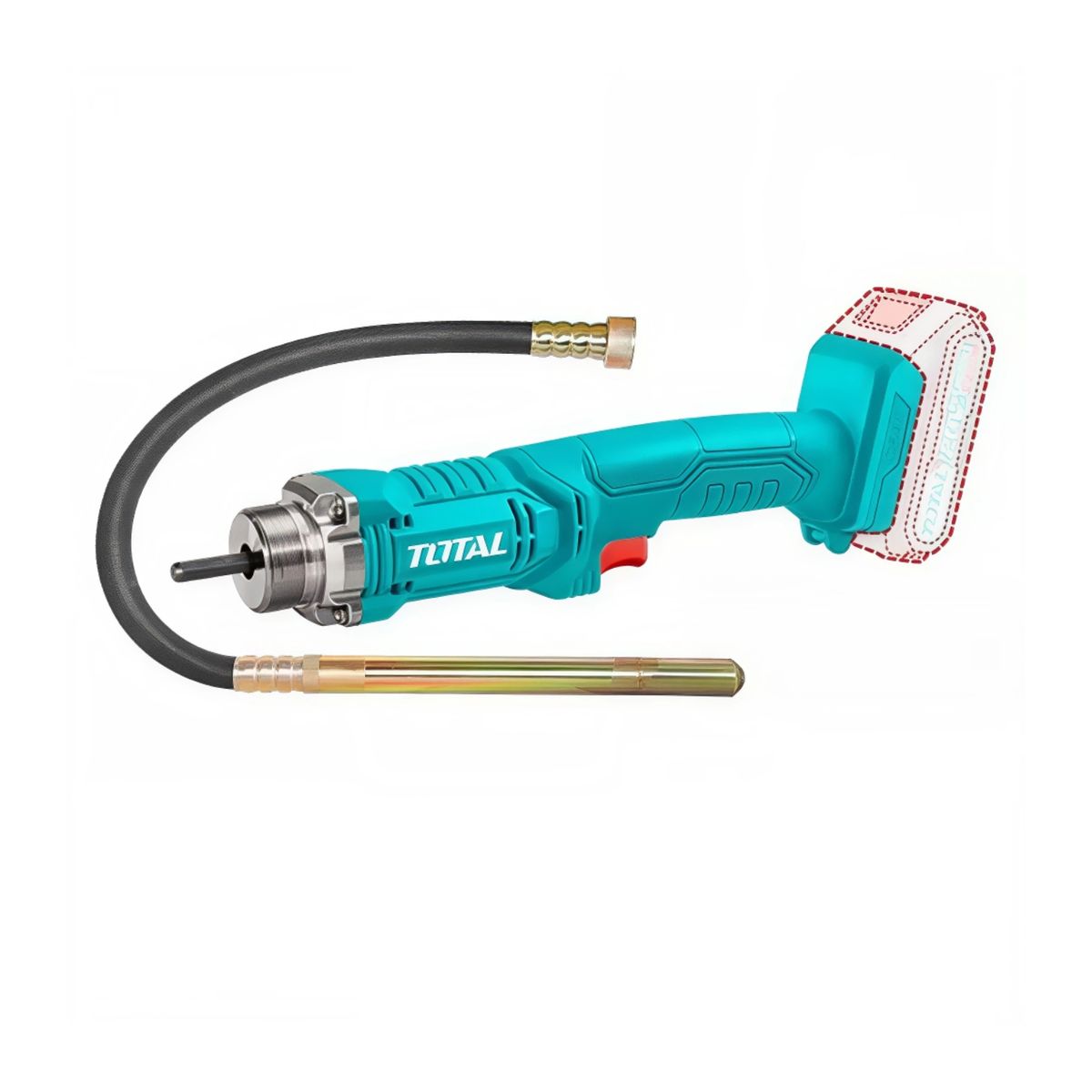 TOTAL TOOLS - Vibrador de Concreto inalambrica Total