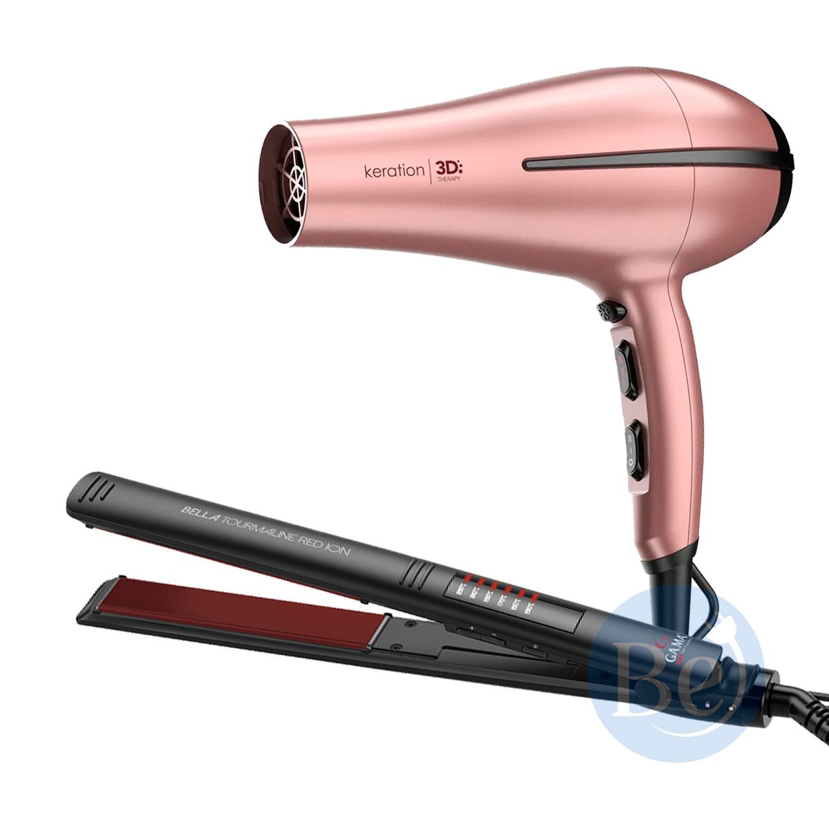 GAMA - Combo Gama Alisadora Elegance BECHS0000002120 y Secador Bora Keration