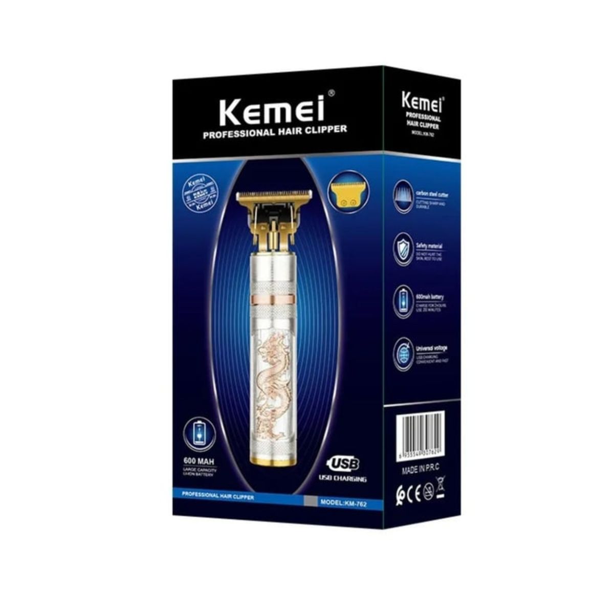 KEMEI - Maquina Cortador de Cabello Barba Trimer  KEMEI