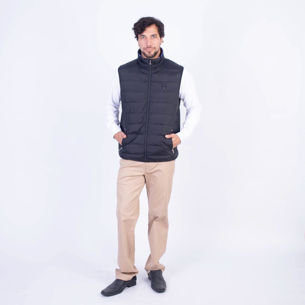 PIERRE CARDIN - CHALECO NYLON CUELLO FRANCES PC-61109CS