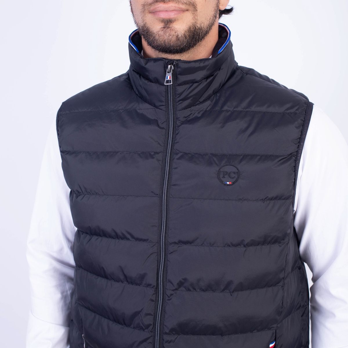 PIERRE CARDIN - CHALECO NYLON CUELLO FRANCES PC-61109CS