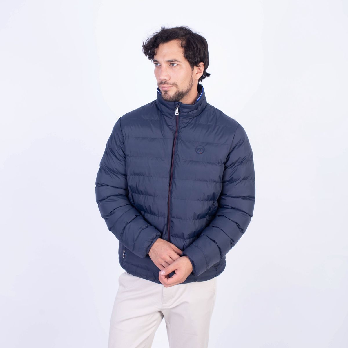 PIERRE CARDIN - CASACA NYLON CUELLO FRANCES PC-61108CS