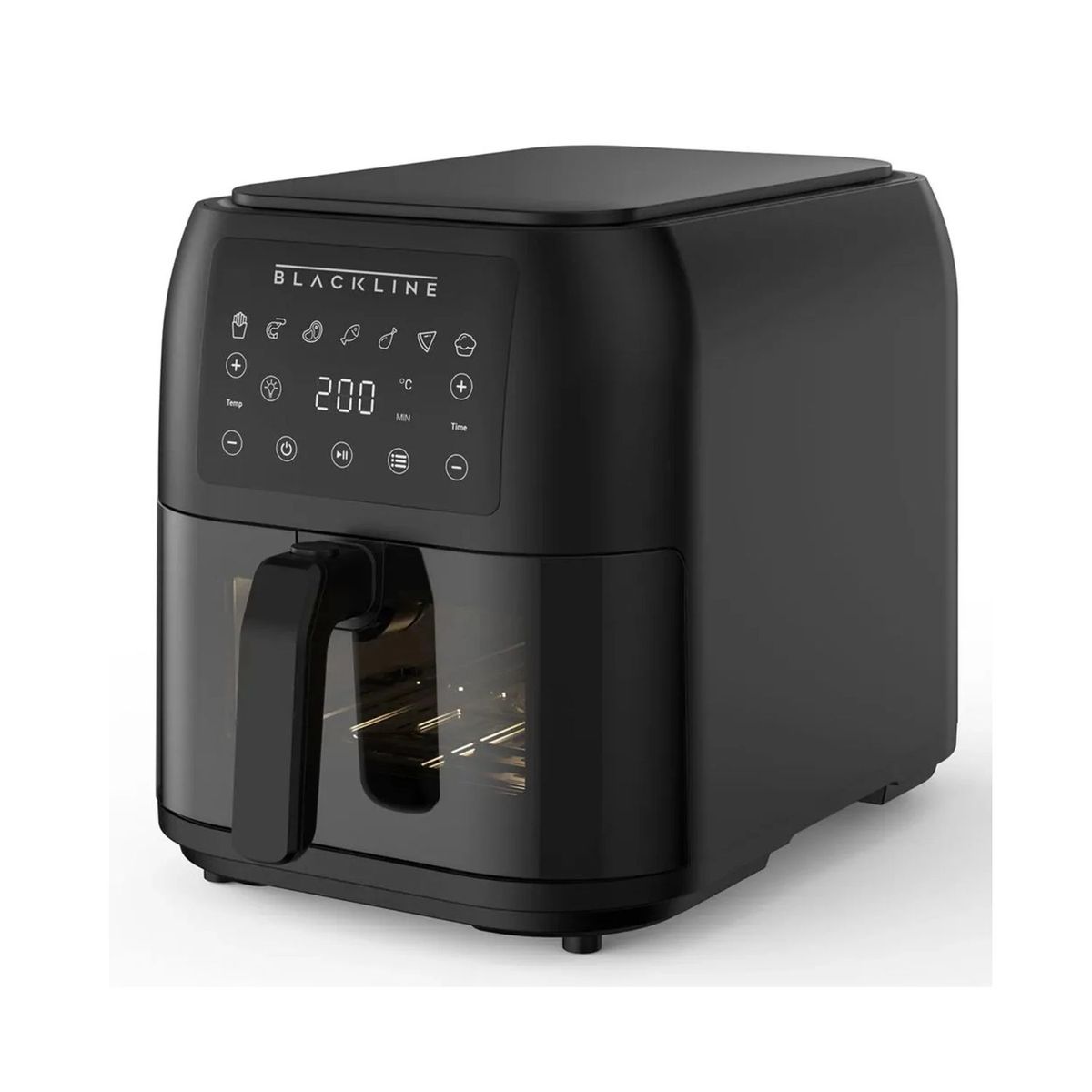 BLACKLINE - Freidora de Aire BLACKLINE 8 L AFT08008A Negro