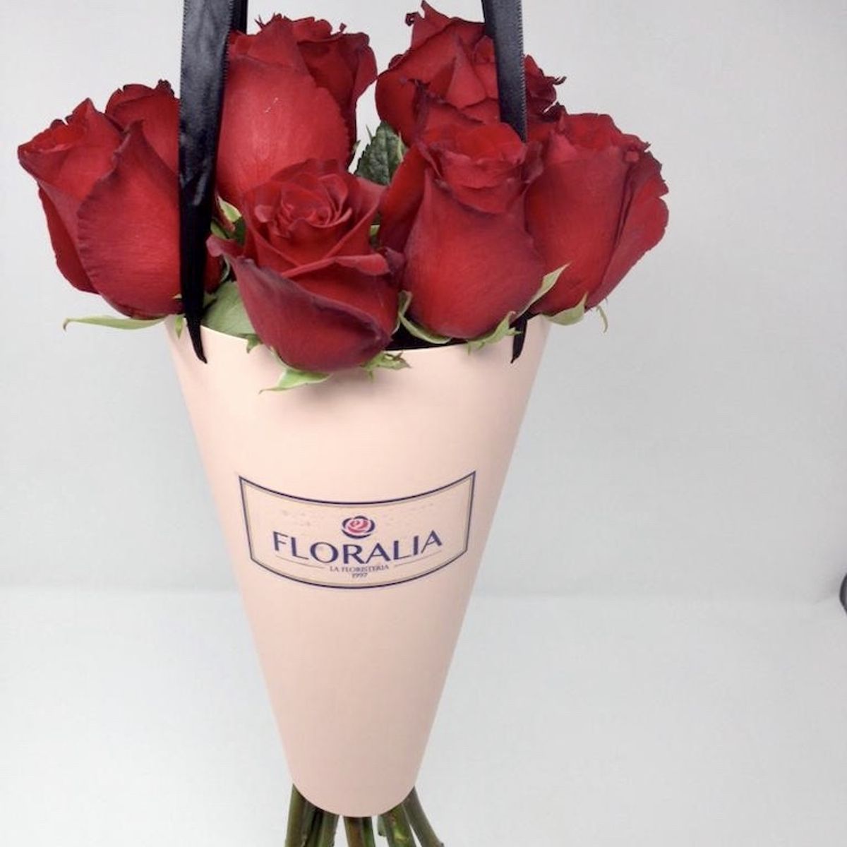 FLORALIA - Arreglo de Flores - Ramo 12 Rosas Rojas- Rosas