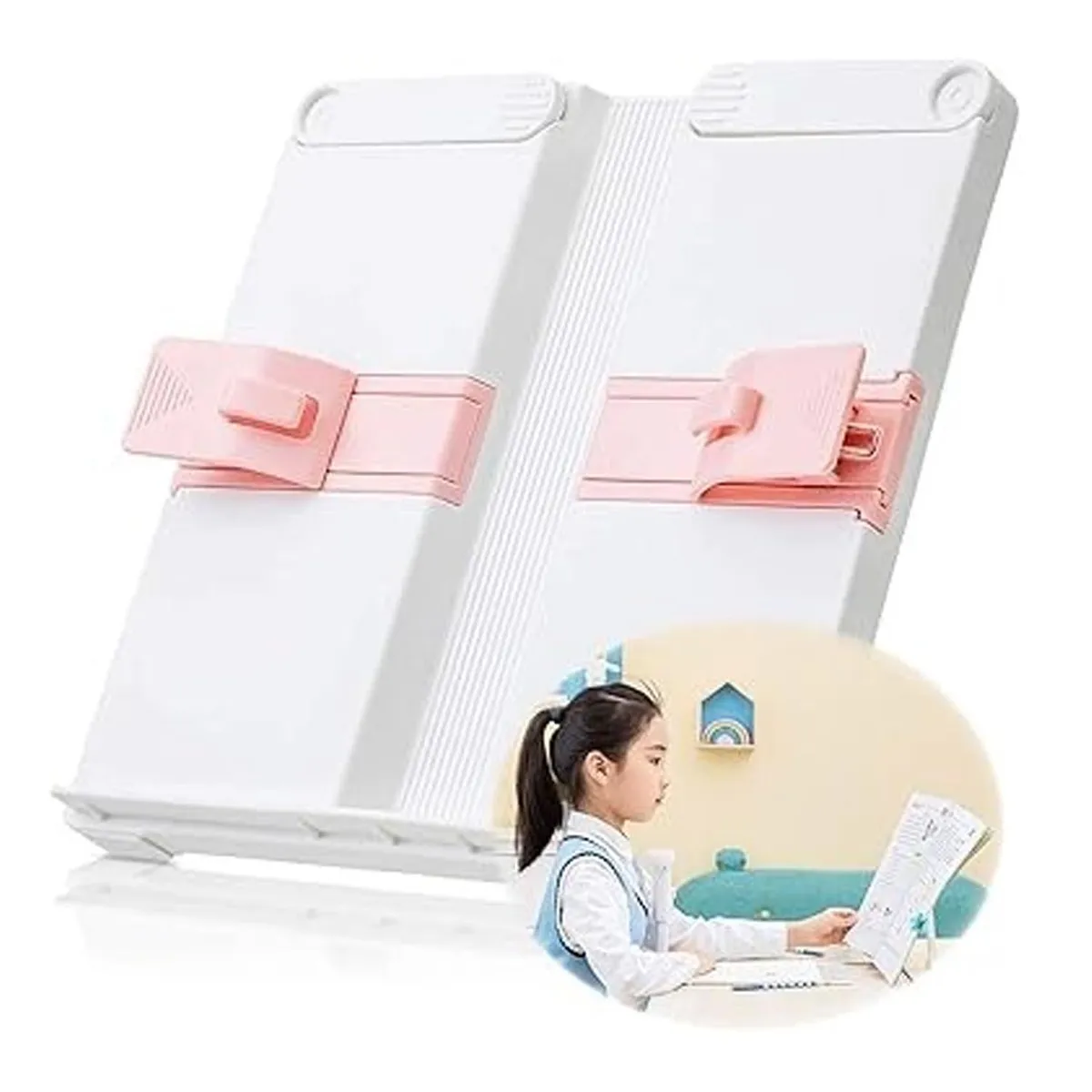 GENERICO - Porta libros ajustable  práctico y funcional