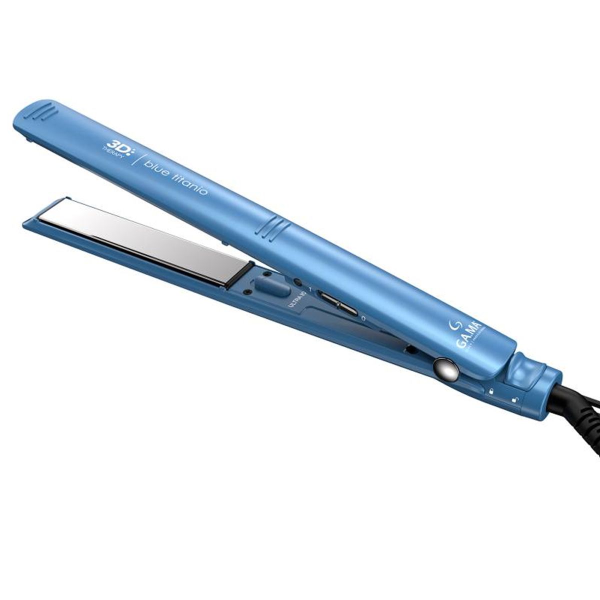 GAMA - Combo Gama Alisadora Blue Titanio BECHS0000002426 y Secador Bora