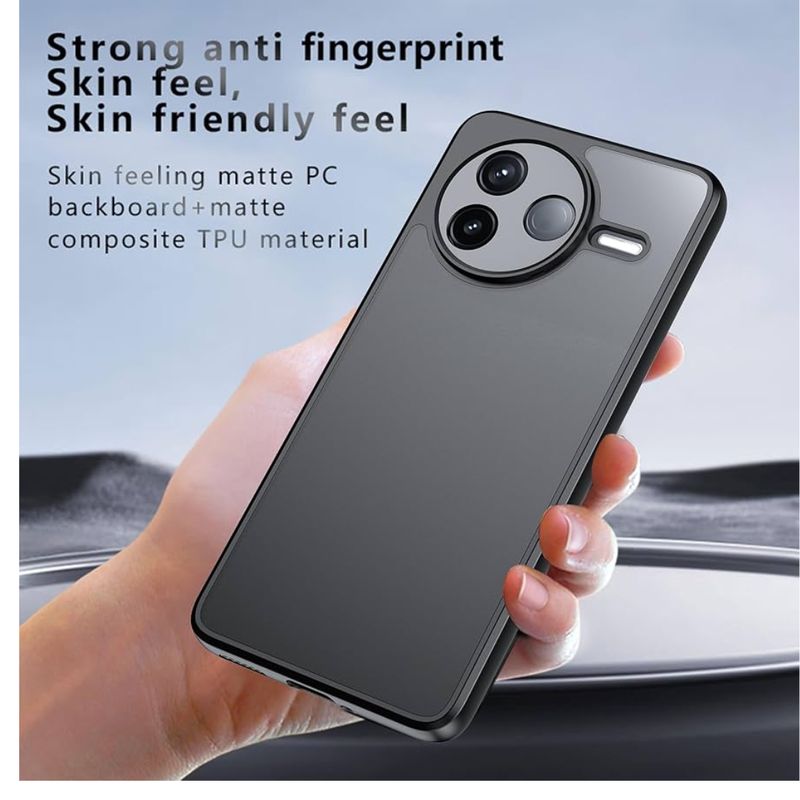 CASE - CASE SILICONA PARA POCO F7 PRO - NEGRO