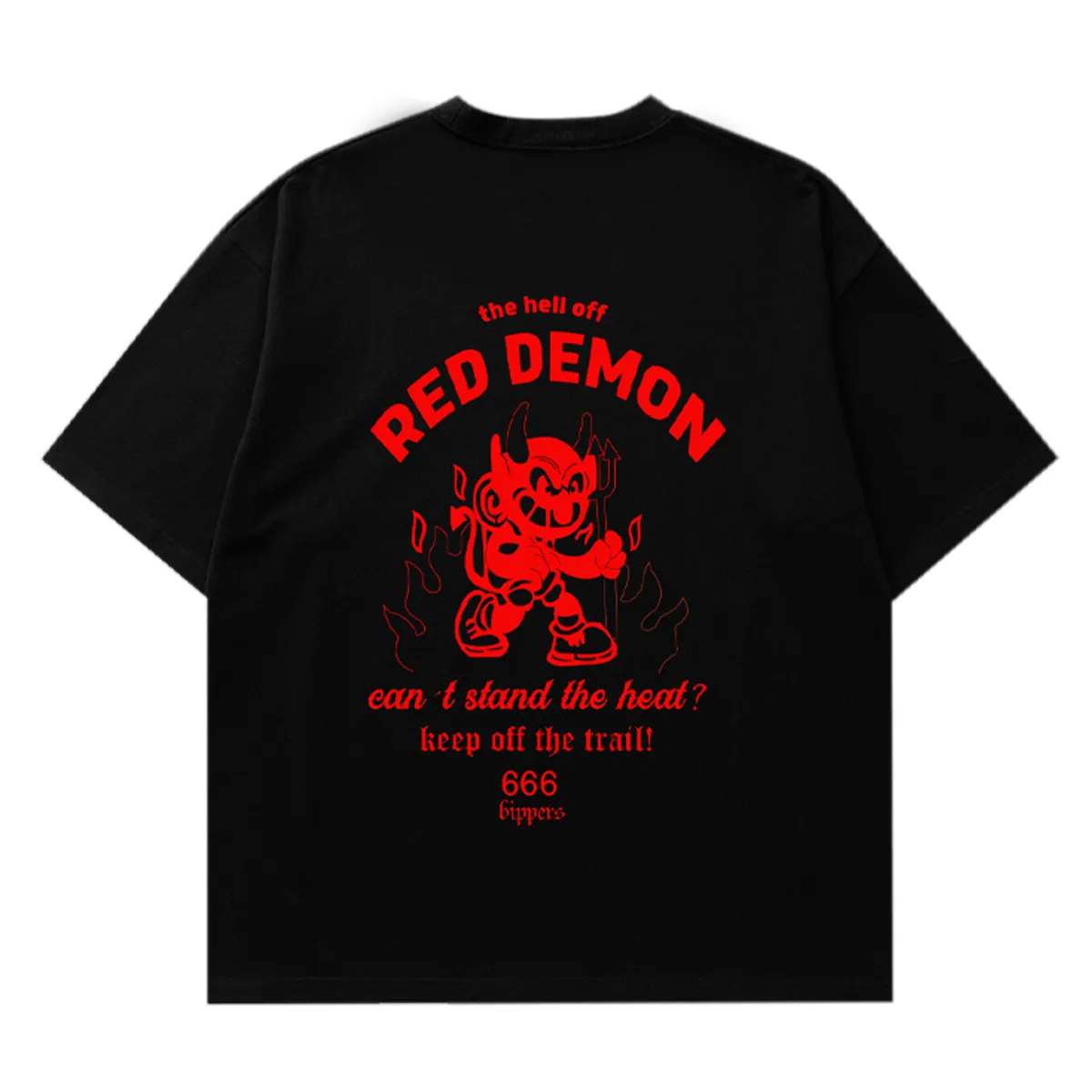 HOLGU - Polo Oversize Hombre Algodon Reddemon
