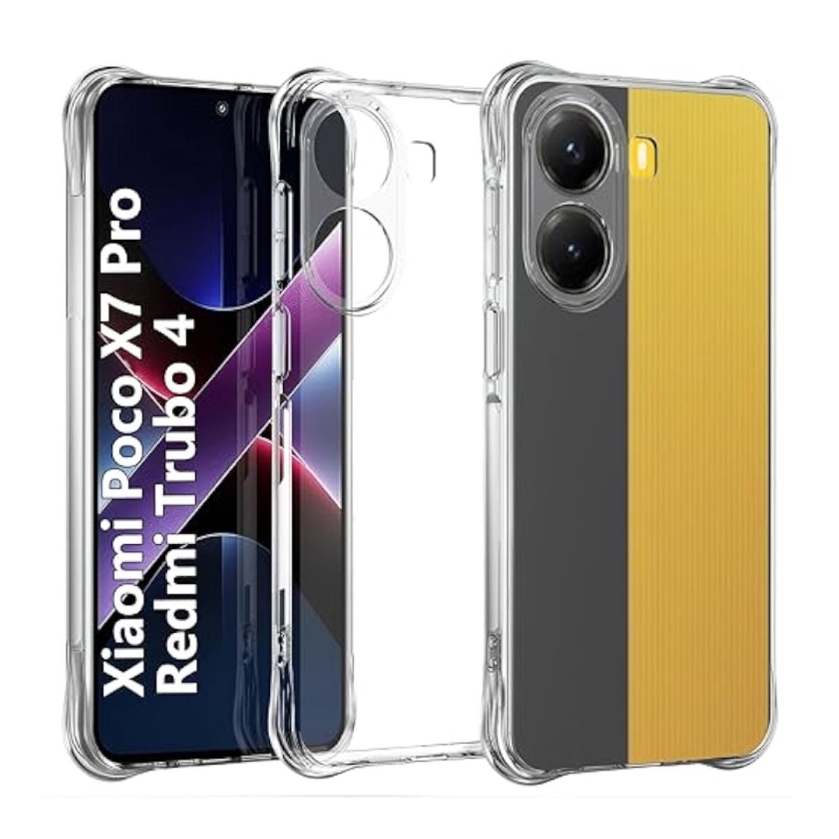 CASE - CASE 360 POCO X7 PRO - TRANSPARENTE