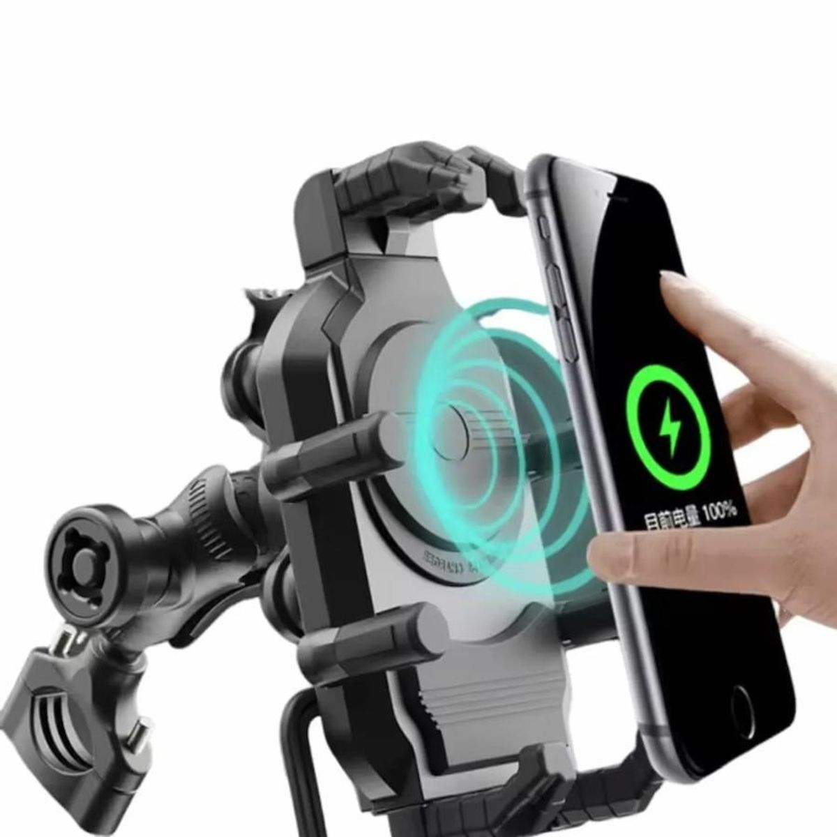 GENERICO - HOLDER CON CARGA INALAMBRICA Y CARGA RAPIDA TQ-083 BT