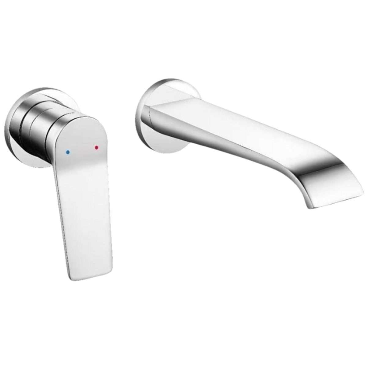 XM - MEZCLADORA MONOCOMANDO DE LAVATORIO A PARED CROMADO M7400