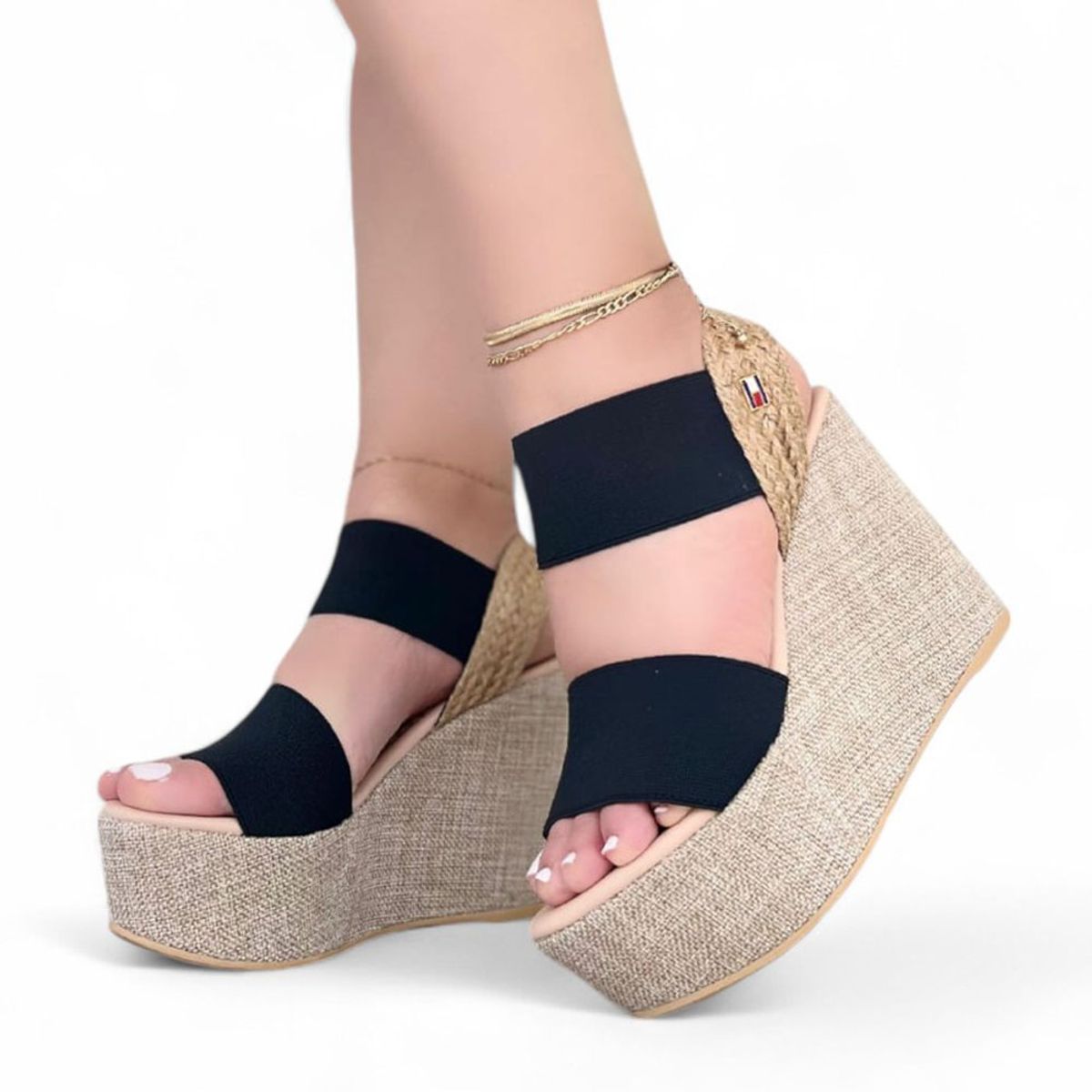 GENERICO - Taco mujer classic elevate 2086L-58 color negro.-