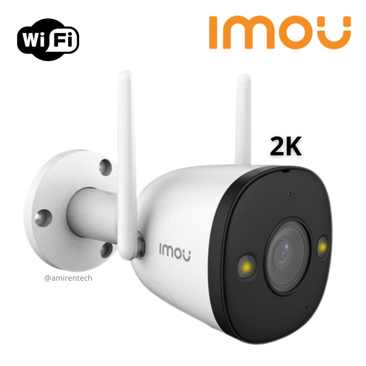 IMOU - Camara de seguridad IMOU Bullet3 2K Exterior Wifi