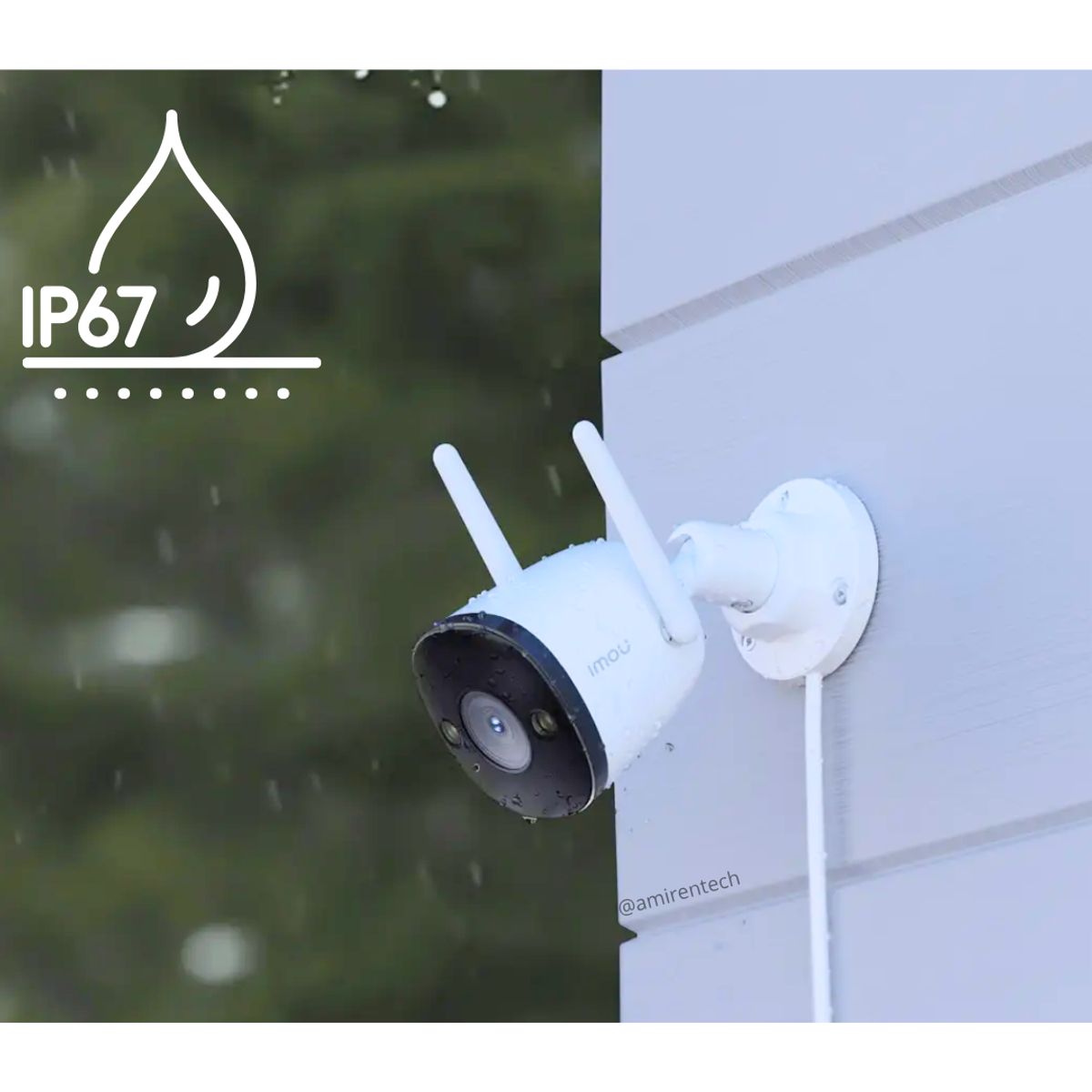 IMOU - Camara de seguridad IMOU Bullet3 2K Exterior Wifi