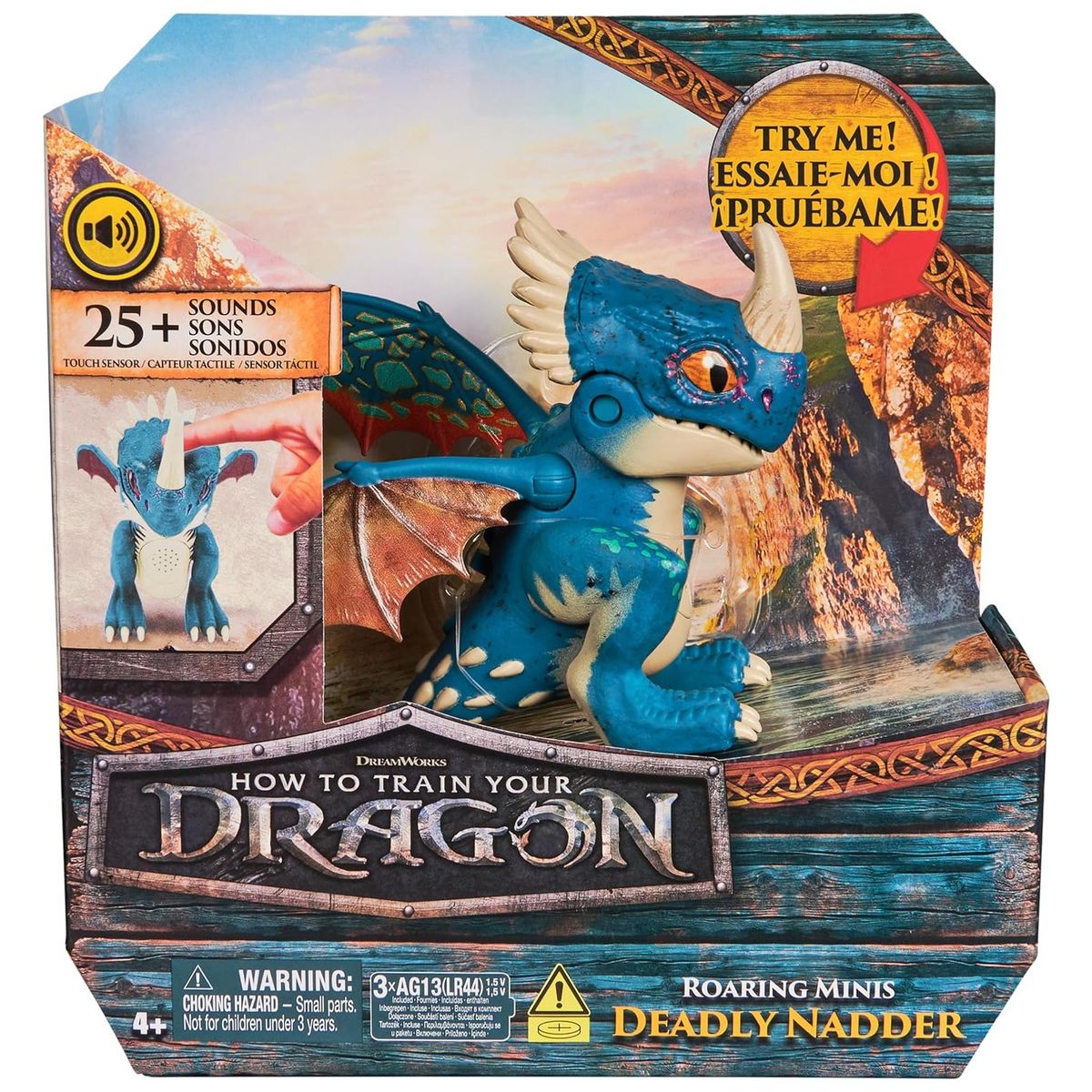 DRAGONS - Figura Interactiva Como entrenar a tu dragon Deadly Nadder Chimuelo