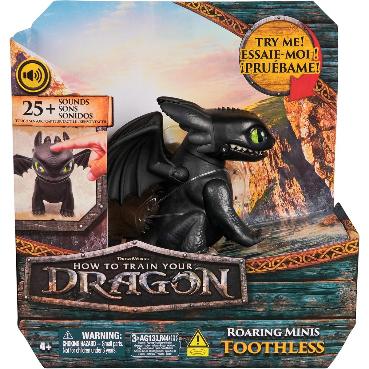 DRAGONS - Figura Interactiva Como entrenar a tu dragon Chimuelo