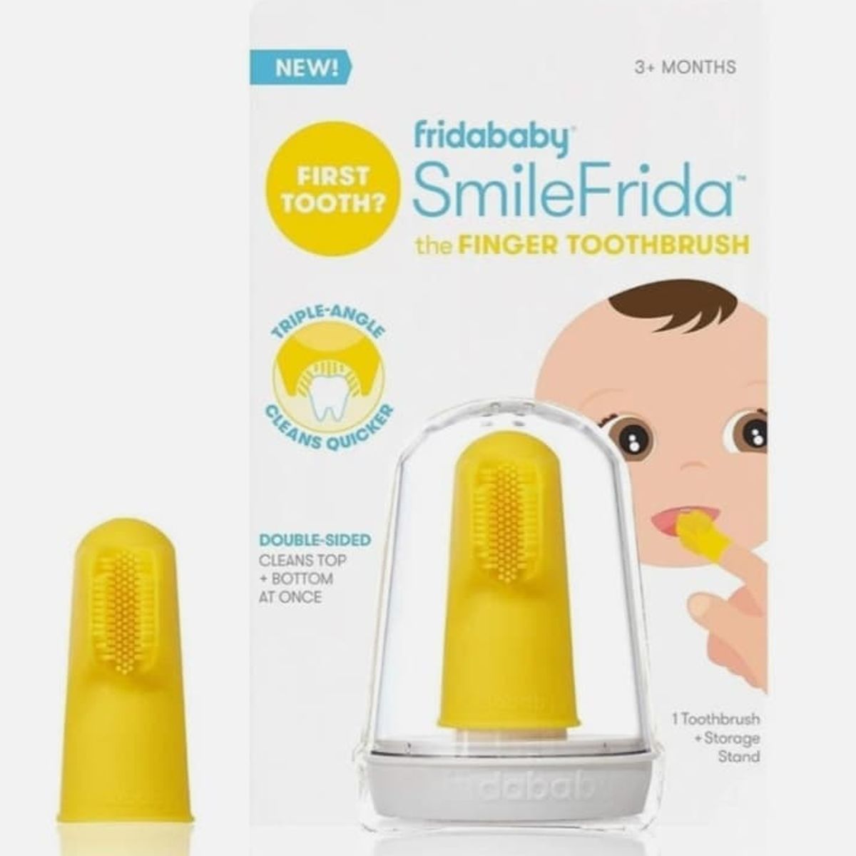 FRIDABABY - CEPILLO DE DIENTES DE SILICONA