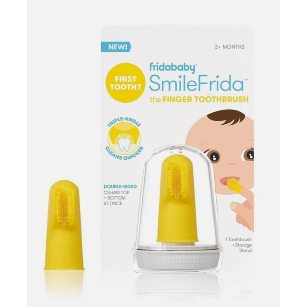 FRIDABABY - CEPILLO DE DIENTES DE SILICONA